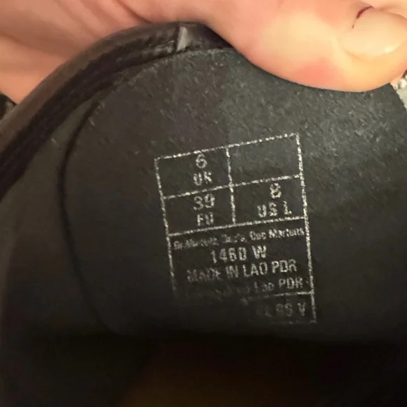 Dr. Martens Black Combat Boots - Picture 9 of 9